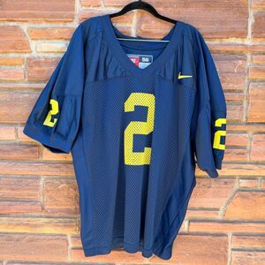 1997 Charles Woodson Michigan Wolverines Nike Home Authentic Jersey Size 56 3XL